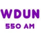 Listen to WDUN 550 AM free radio online