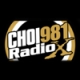 Listen to CHOI 98.1 Radio X free radio online