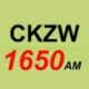 Listen to CKZW 1650 AM free radio online