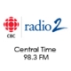 Listen to CBC Radio 2 Central Time 98.3 FM free radio online