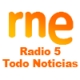 Listen to RNE Radio 5 Todo Noticias free radio online